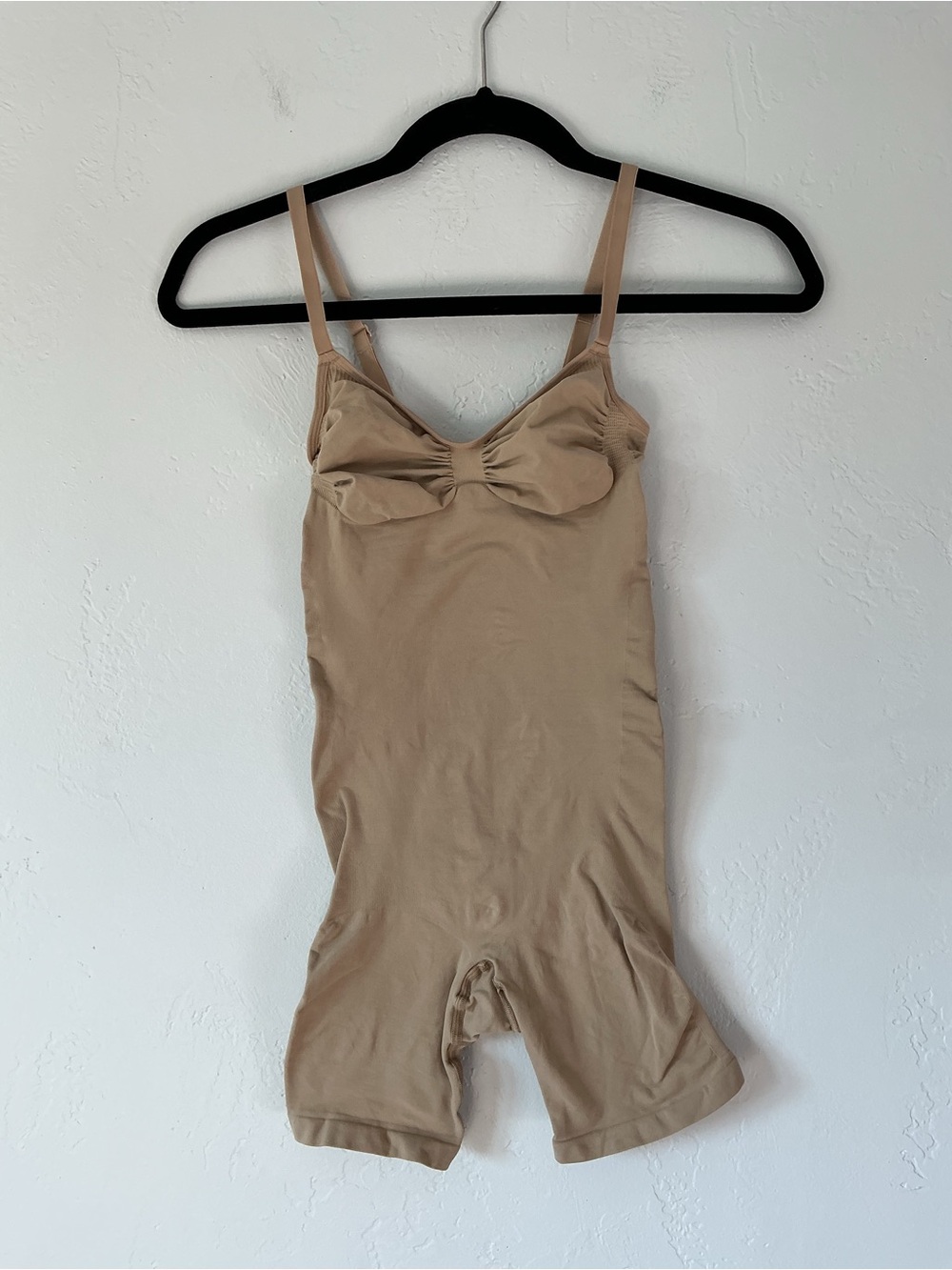 SKIMS Seamless Nude Shapewear Bodysuit with Adjustable Straps